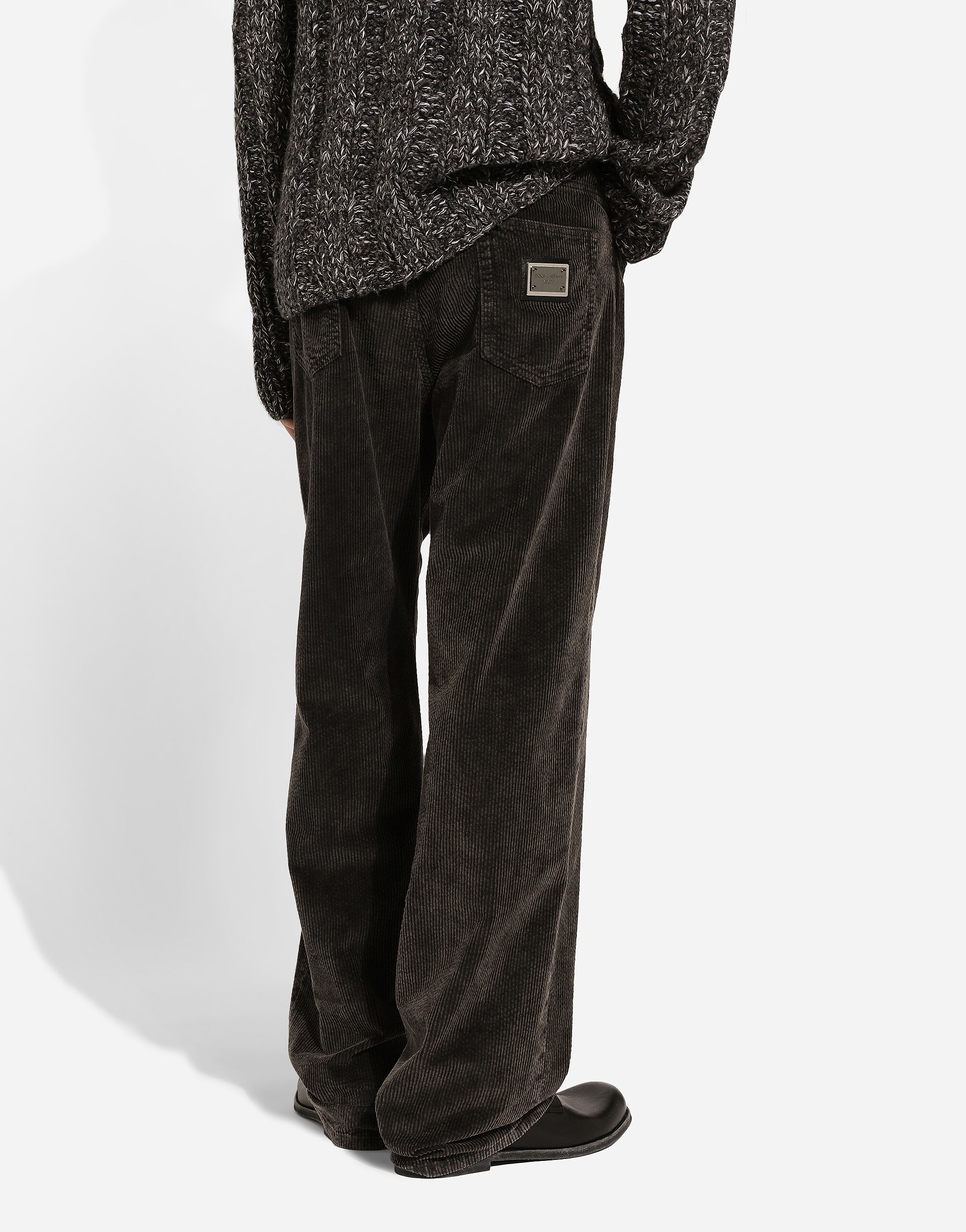 Oversize velvet pants - 4