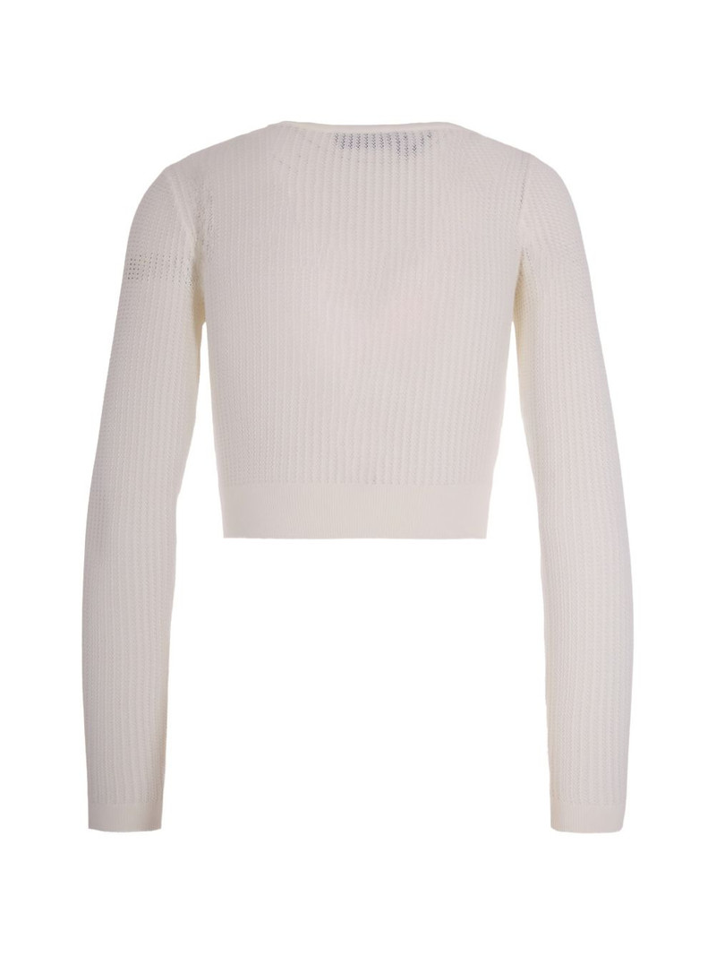 ELISABETTA FRANCHI logo knitted top outlook