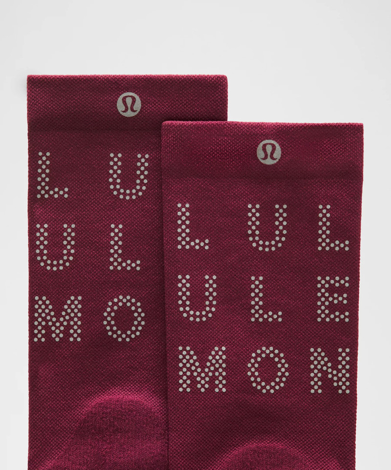 lululemon Unisex Power Stride Crew Socks *Reflective outlook