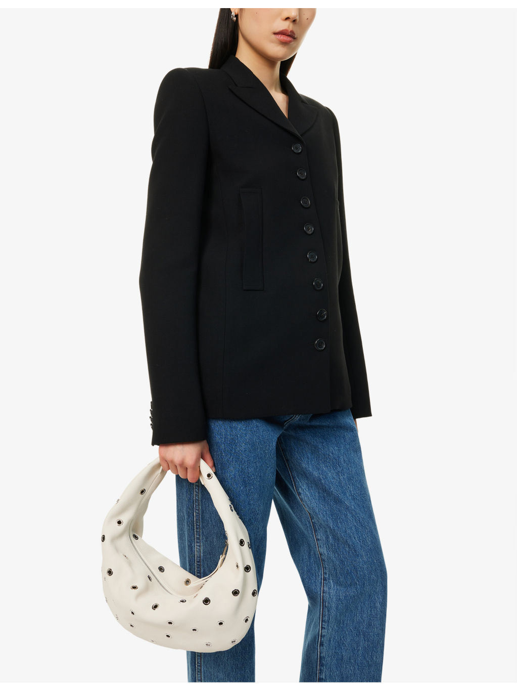 Olivia Hobo Medium Leather Shoulder Bag - 2