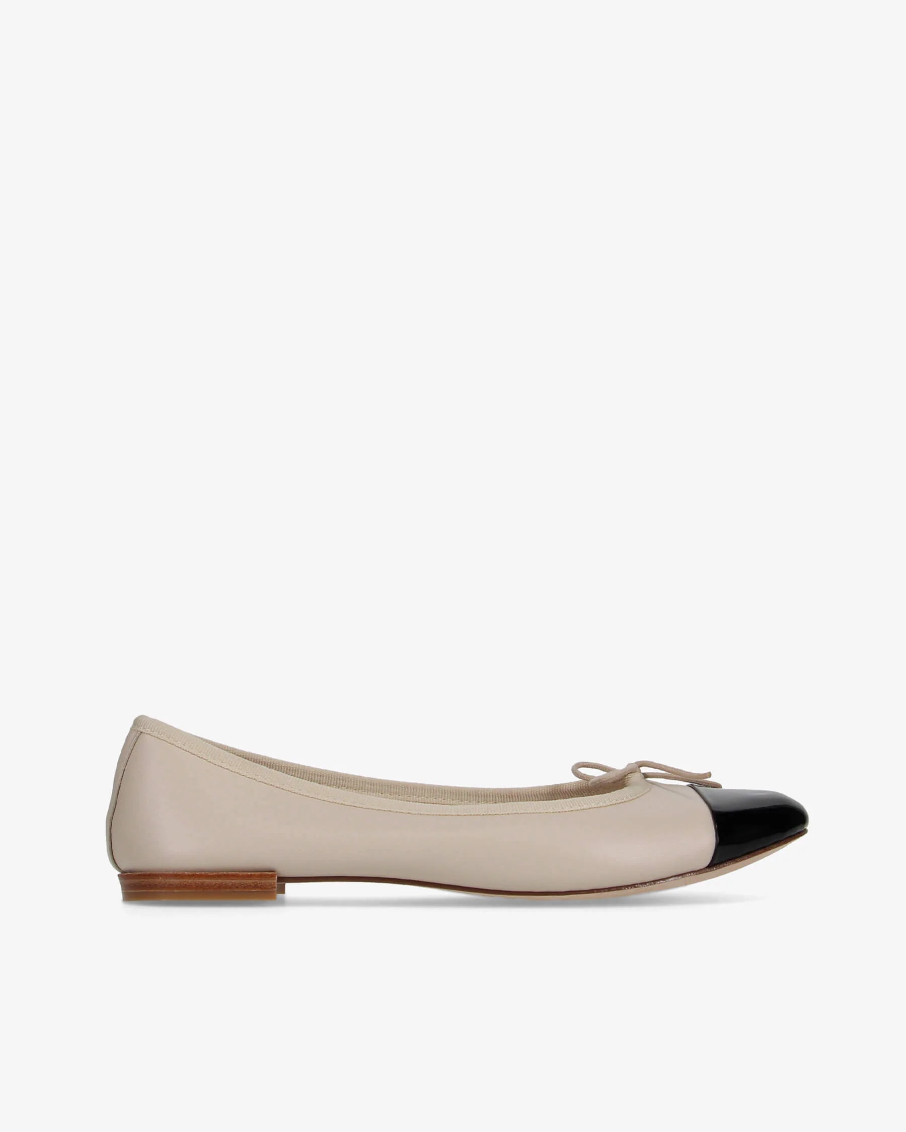 FLORA BI-MATERIAL BALLET FLATS - 1