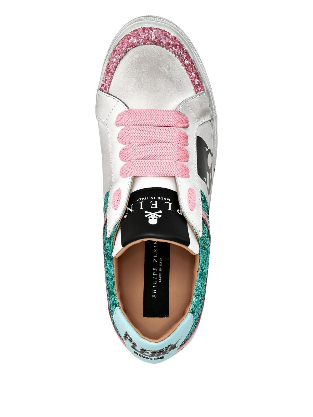 Glitter Skull sneakers - 4