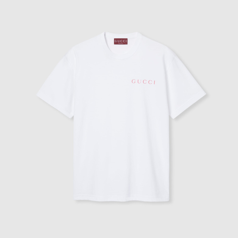 Printed cotton jersey T-shirt 1