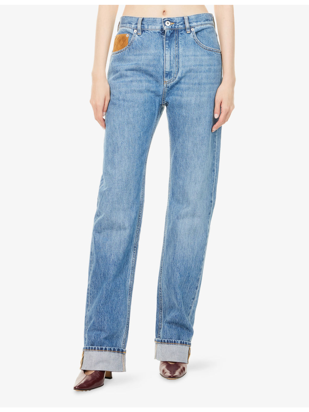 Regular-Fit Straight-Leg Denim Jeans - 3