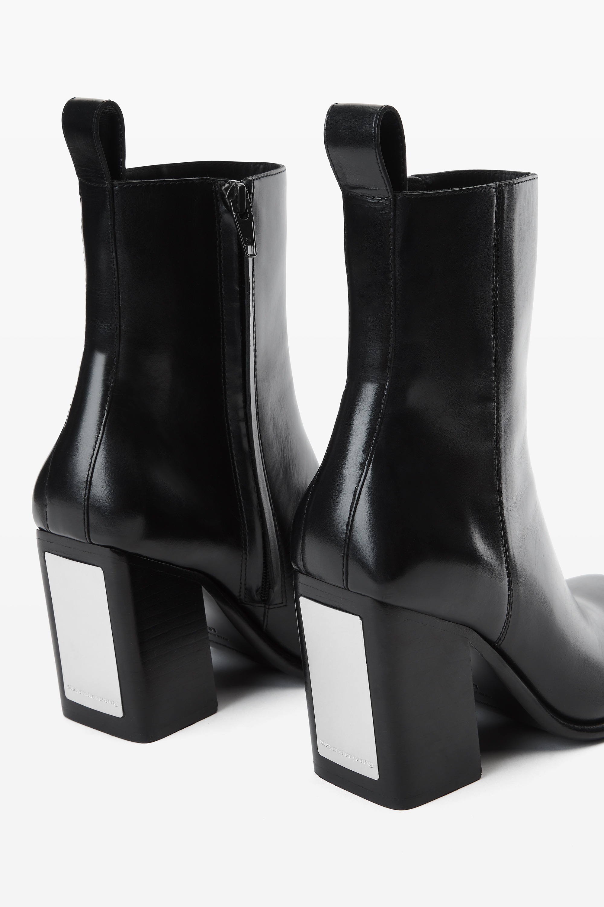 throttle 95mm ankle boot in leather - 4