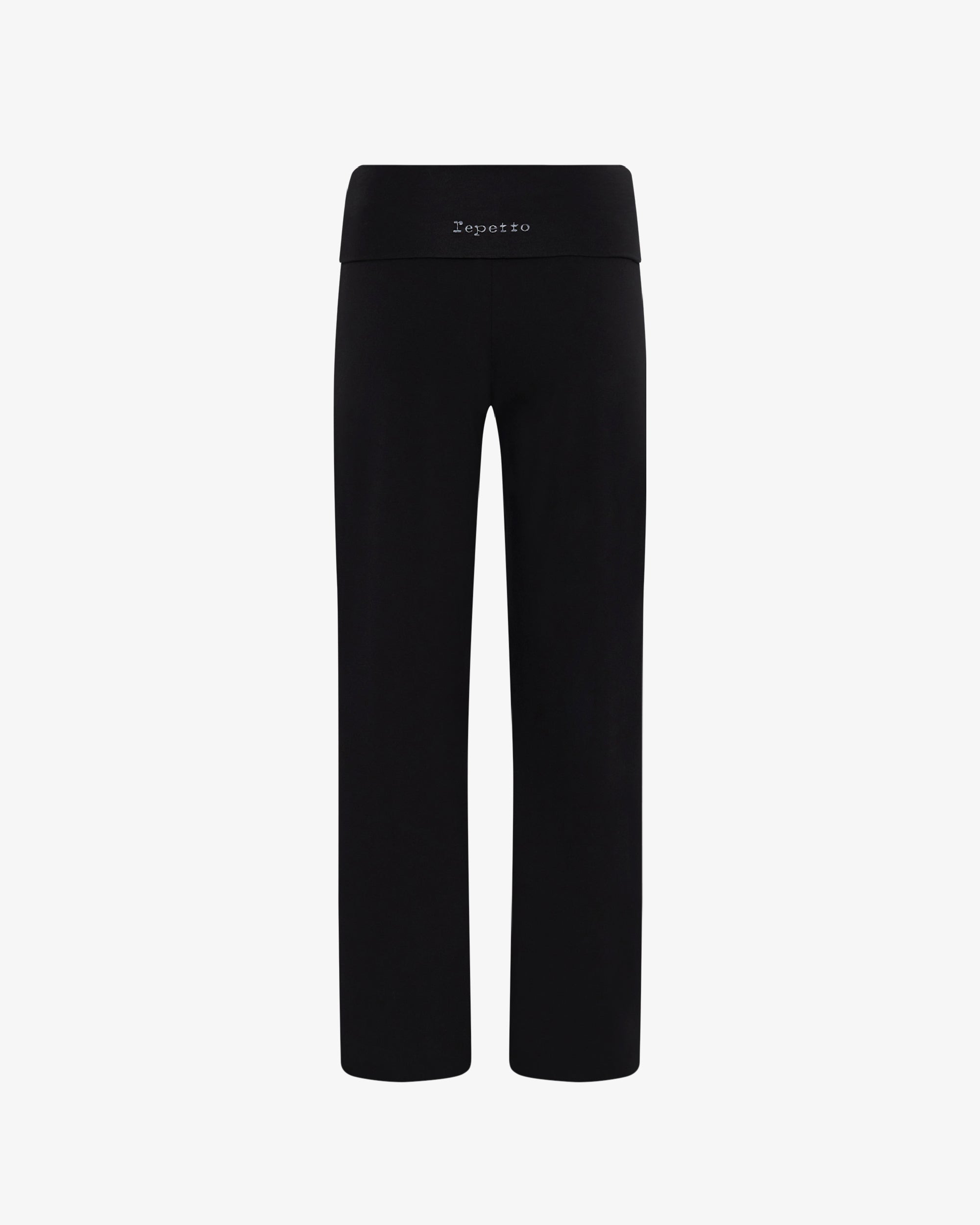 VISCOSE JAZZ PANTS WITH FOLD OVER WAISTBAND - 2