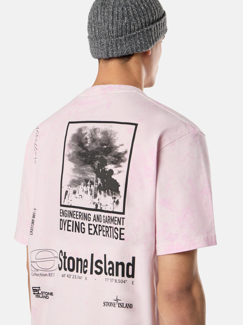2100021 COMBED ORGANIC COTTON JERSEY 'PAINTBALL' TREATMENT 4
