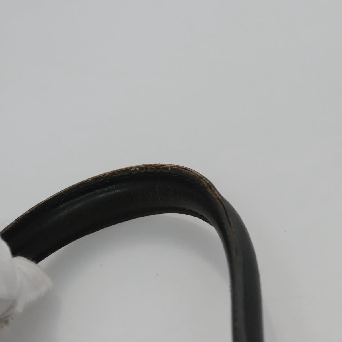 CELINE Hand Bag Leather Black - 8