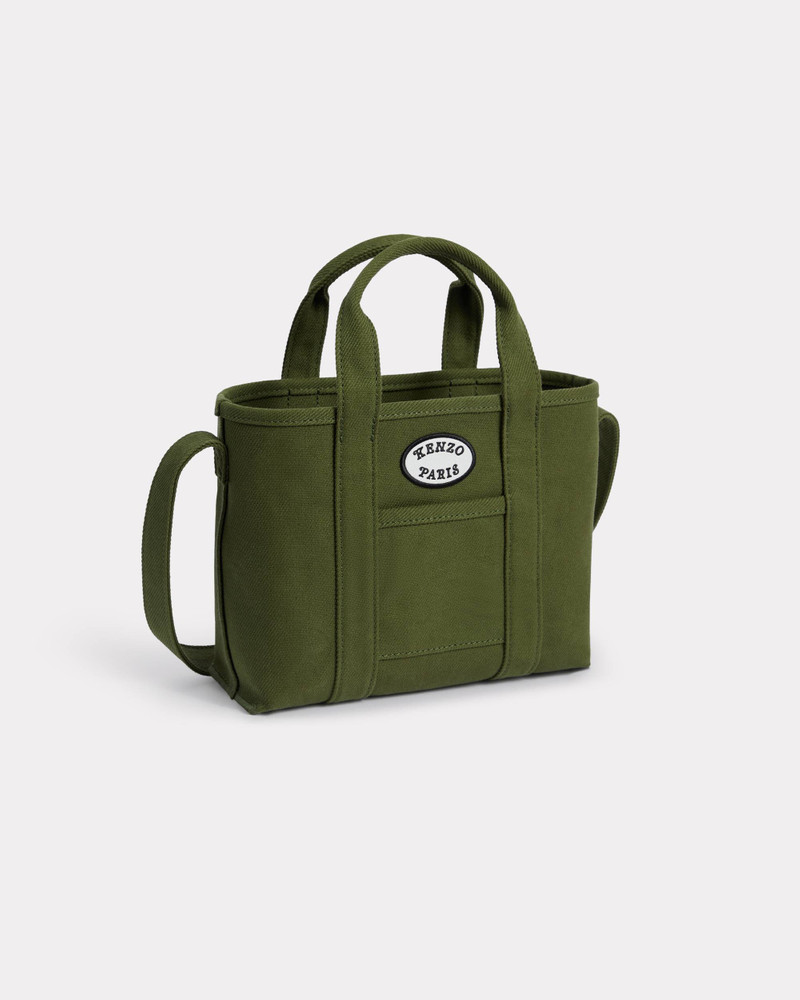 'KENZO VERDY MARKET' reversible small tote bag in canvas 4