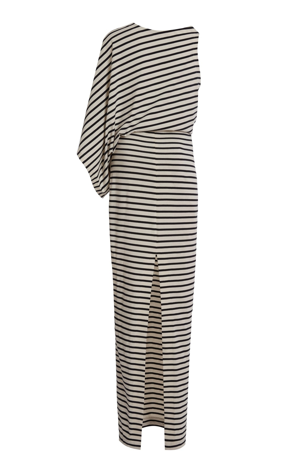 JERSEY DRESS WITH PENCIL SKIRT ECRU NAVY - 10