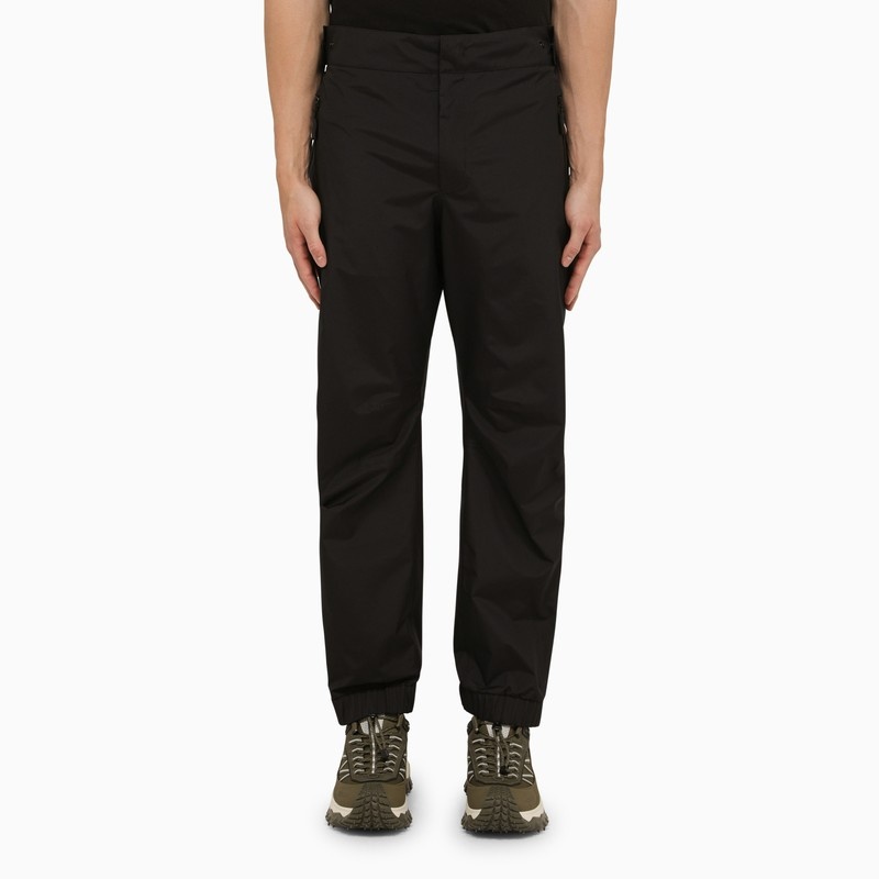Black trousers in technical fabric - 1