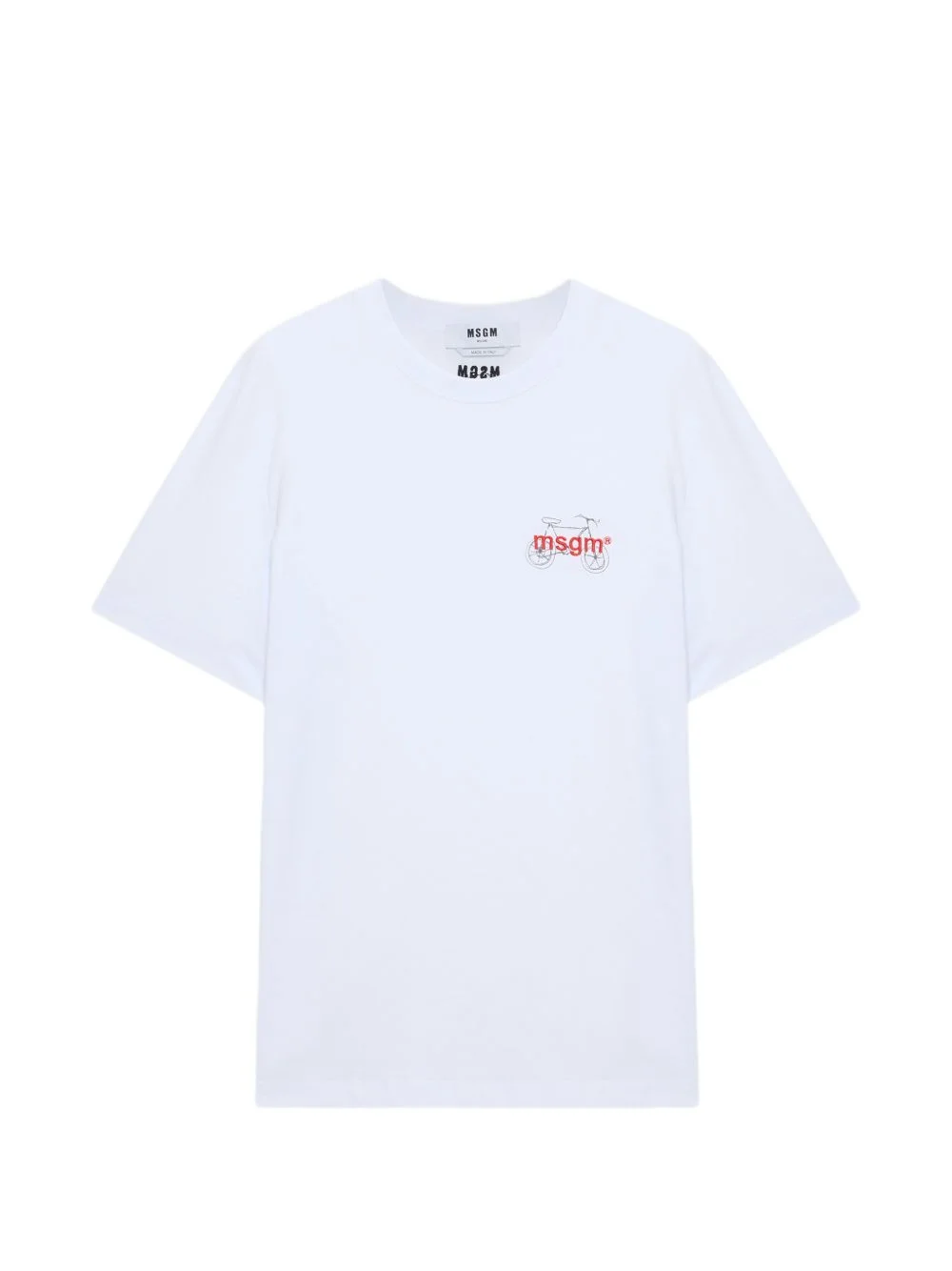 logo-embroidered T-shirt - 1