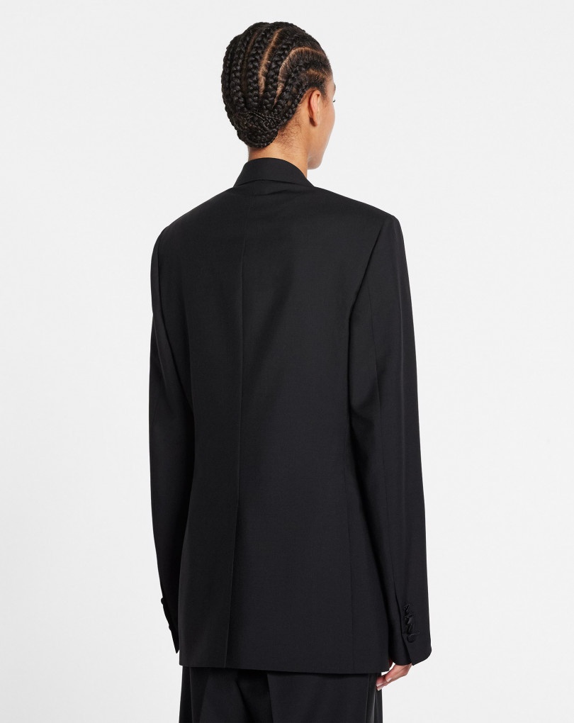 EVENING TAILORED JACKET WITH SEQUIN-EMBROIDERED LAPELS - 3