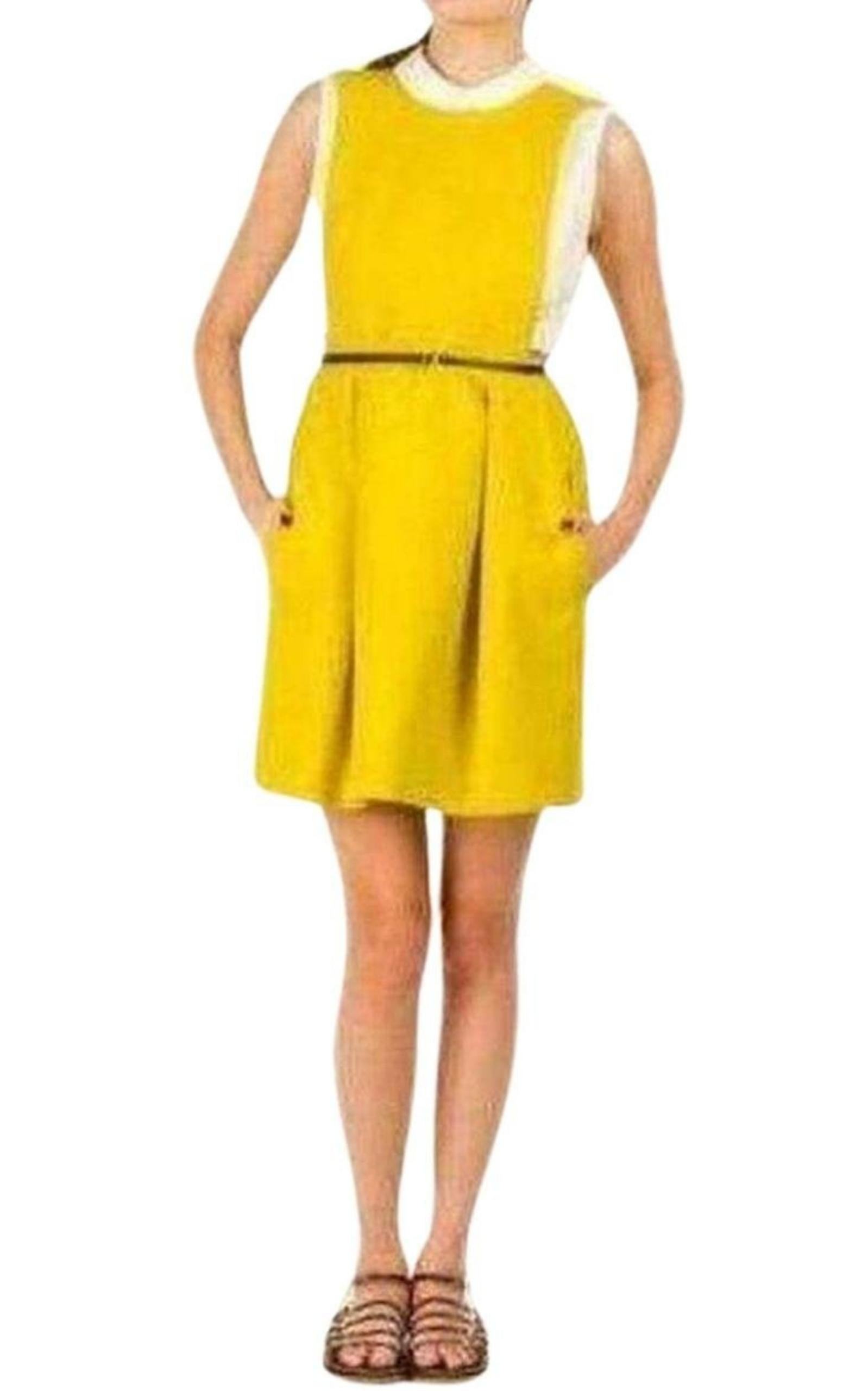 Copy of Open Back Pinafore Dress - 2