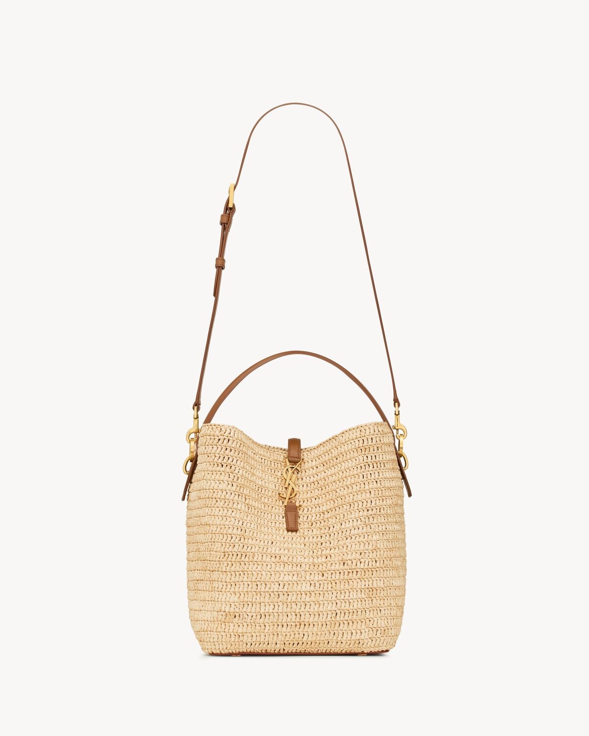 LE 37 IN WOVEN RAFFIA AND VEGETABLE-TANNED LEATHER - 3