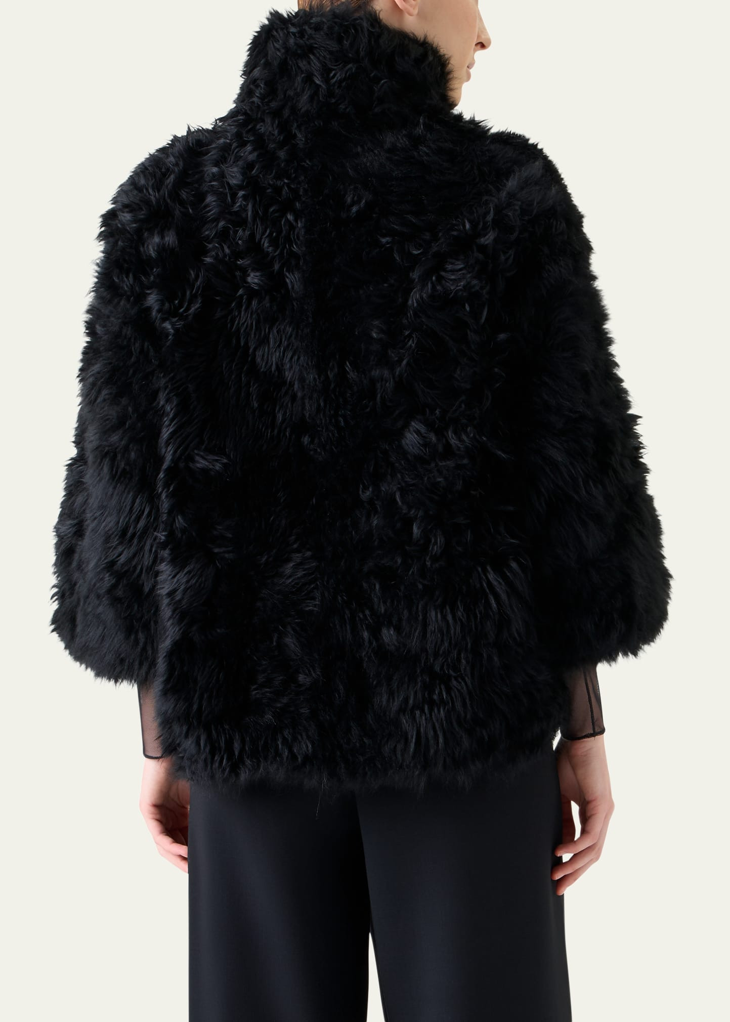 Phila Kid Goat Shearling Jacket - 3