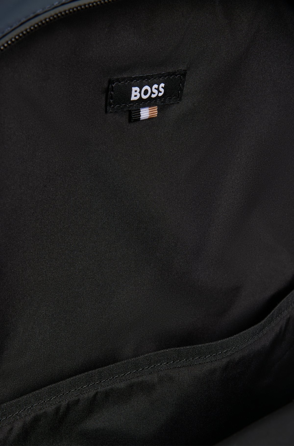 FAUX-LEATHER BACKPACK WITH ZIPPED FRONT POCKET - 4