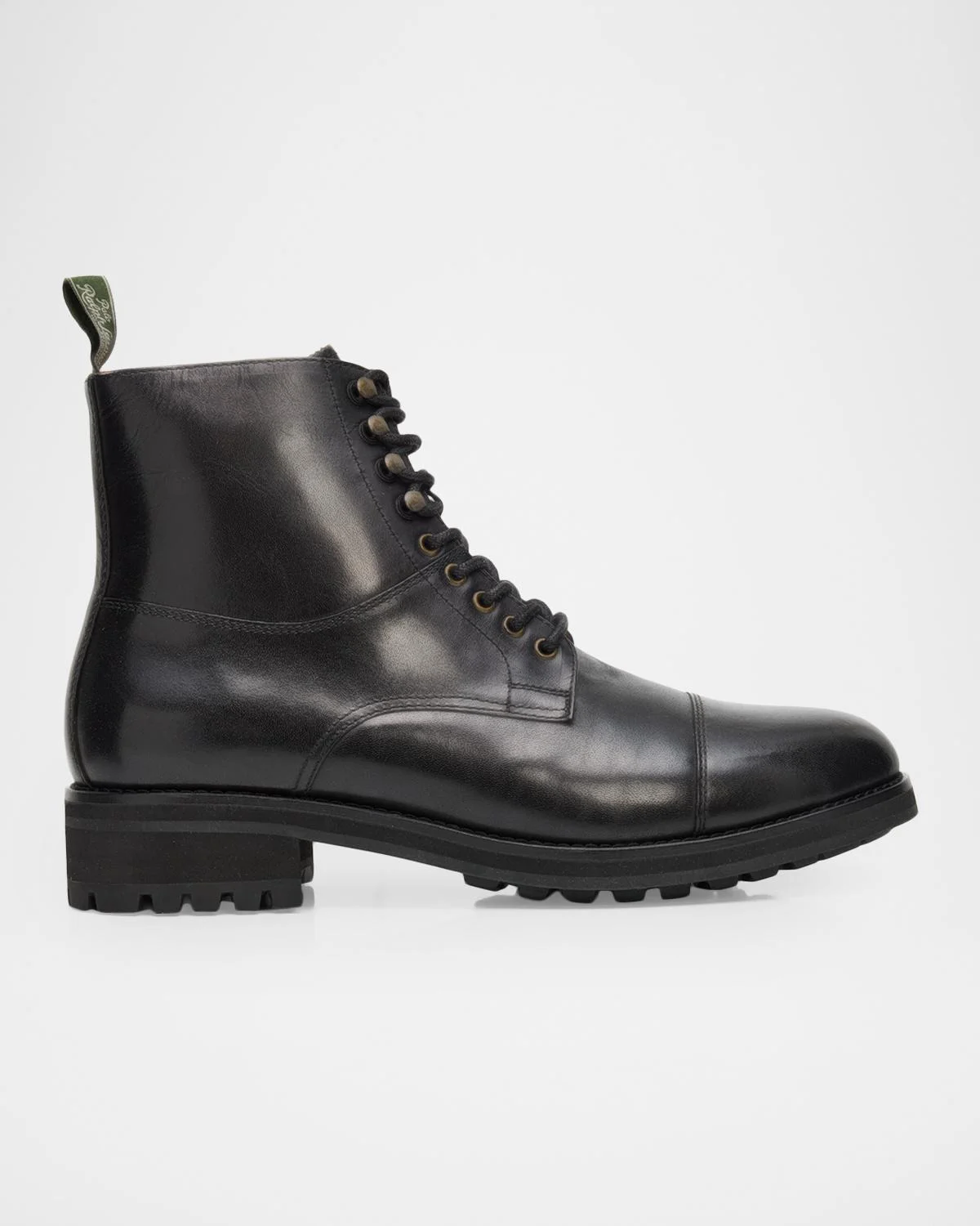 Bryson Leather Combat Boots - 1