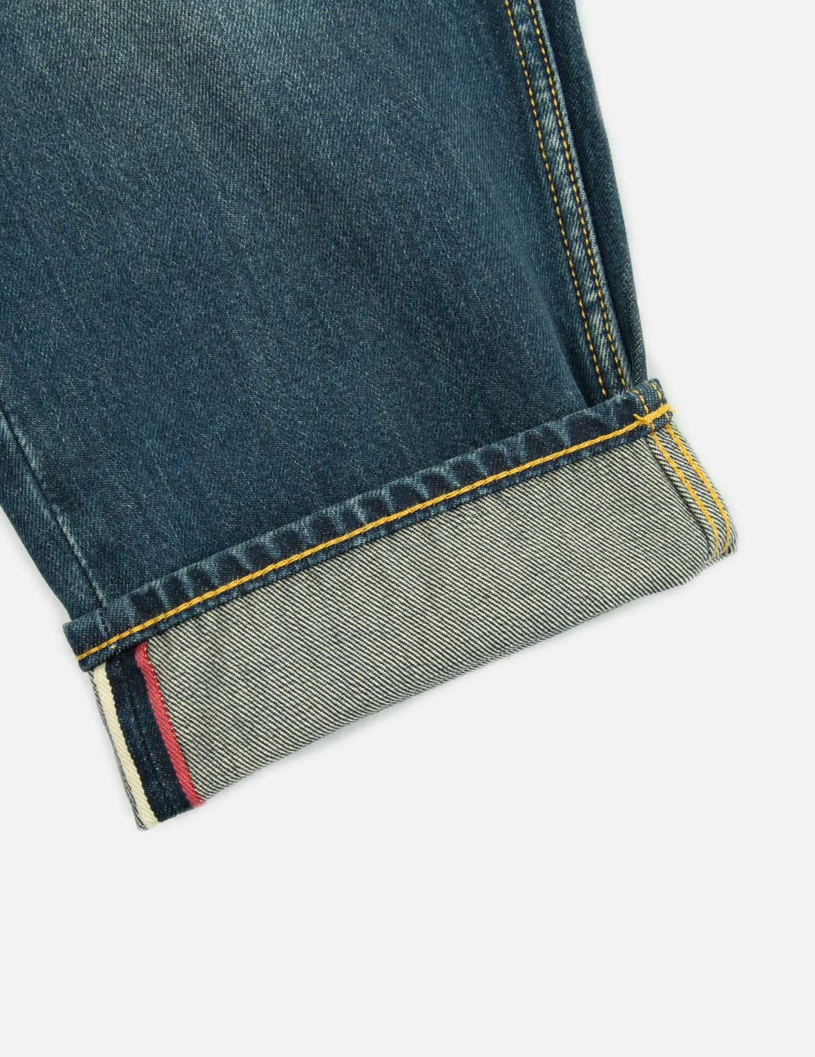 BI-COLOR SEAGULL PRINT CROPPED FIT JEANS #2027 - 9