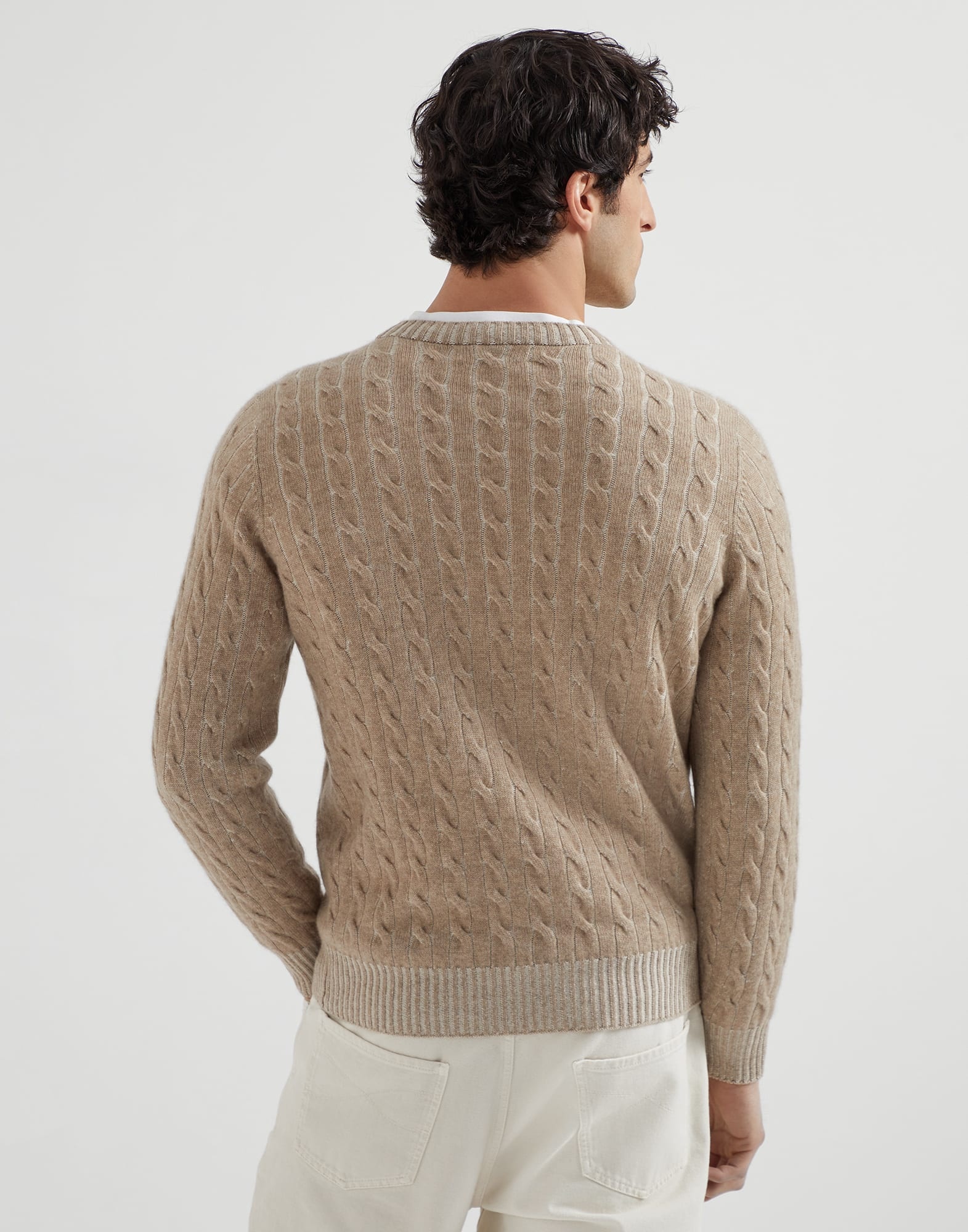 Cashmere vanisé cable knit sweater - 2