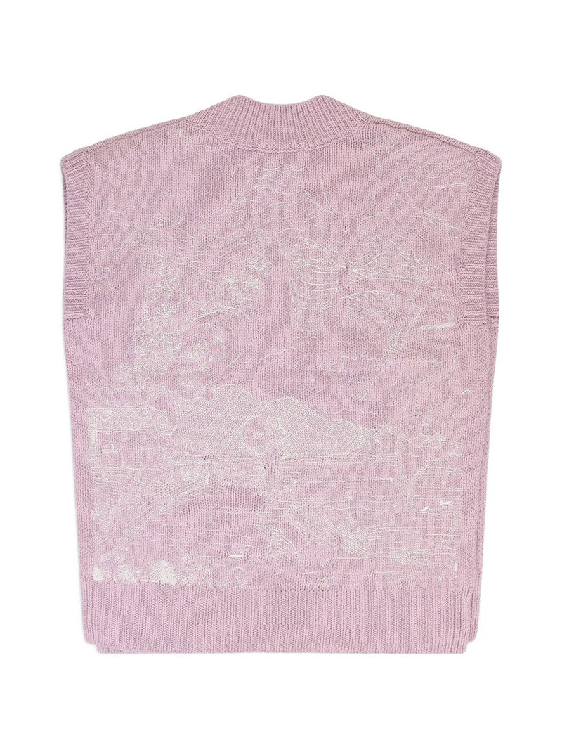 WHO DECIDES WAR V-neck vest outlook