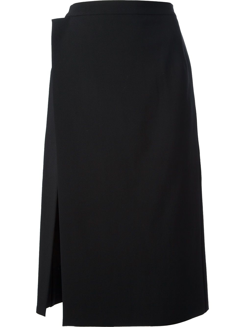 asymmetrical wrap skirt - 1