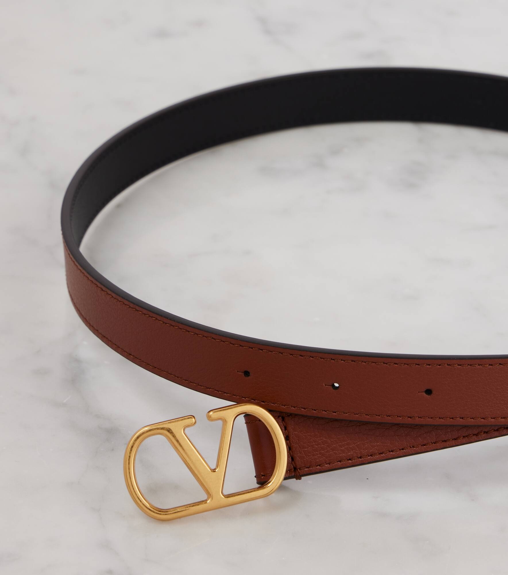 VLogo Signature leather belt - 3