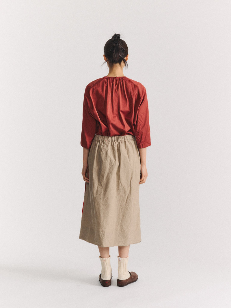 FLORAL PATCHWORK SKIRT - L WAX - MIXED COLORS 4