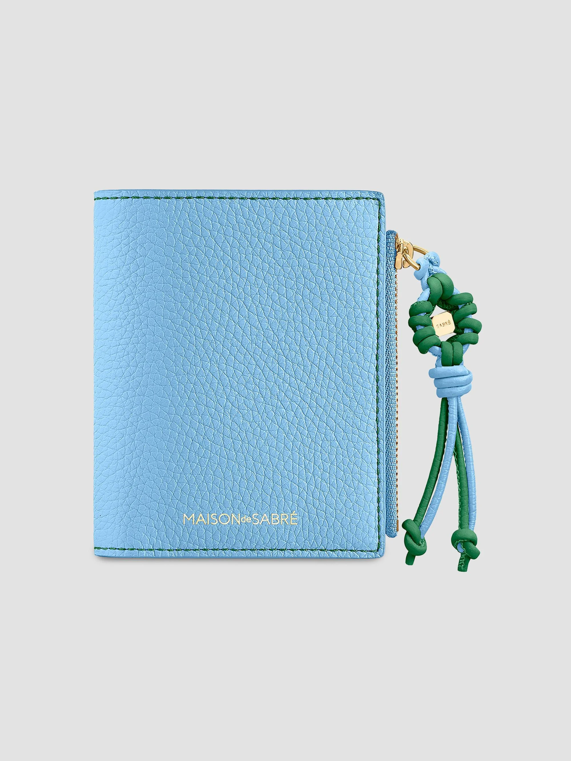 Women's Bloom Edition Leather Bifold Wallet - Sky Emerald - 1