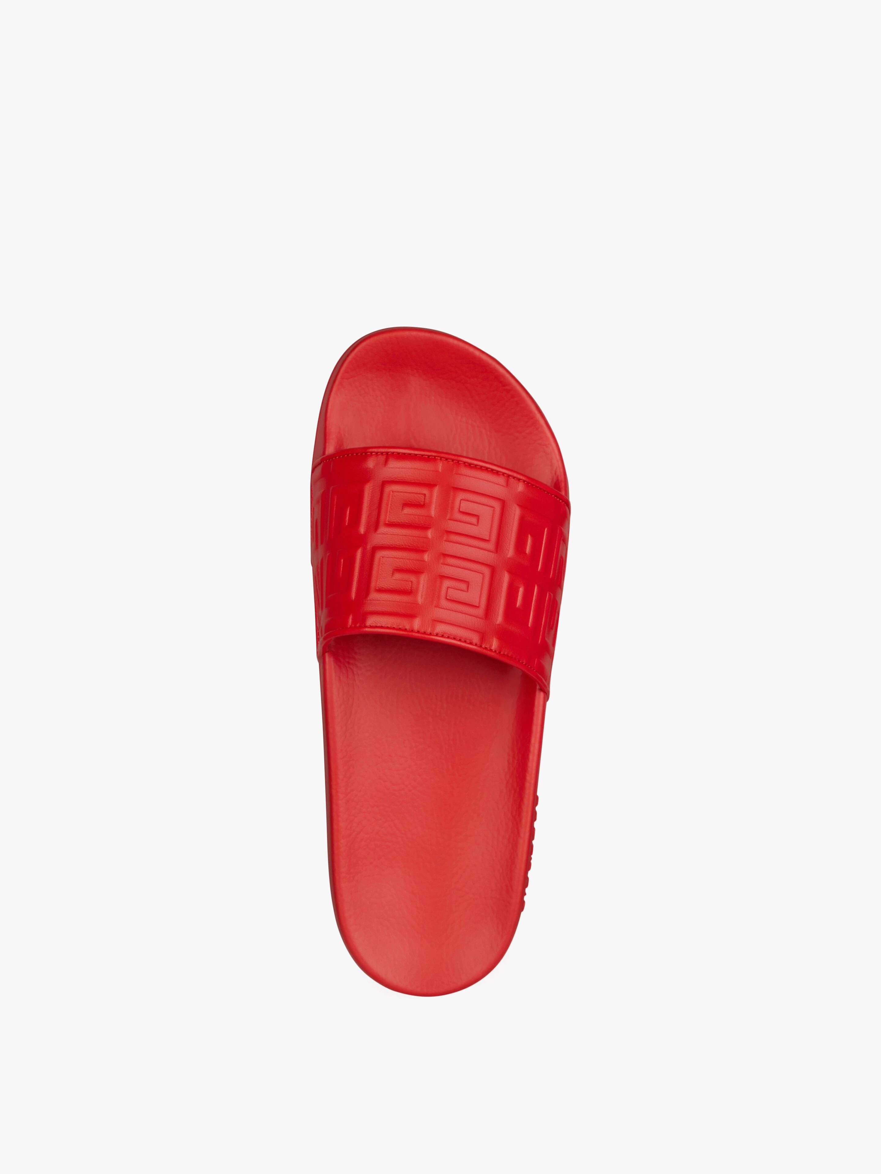 SANDALES PLATES EN CUIR 4G - 4