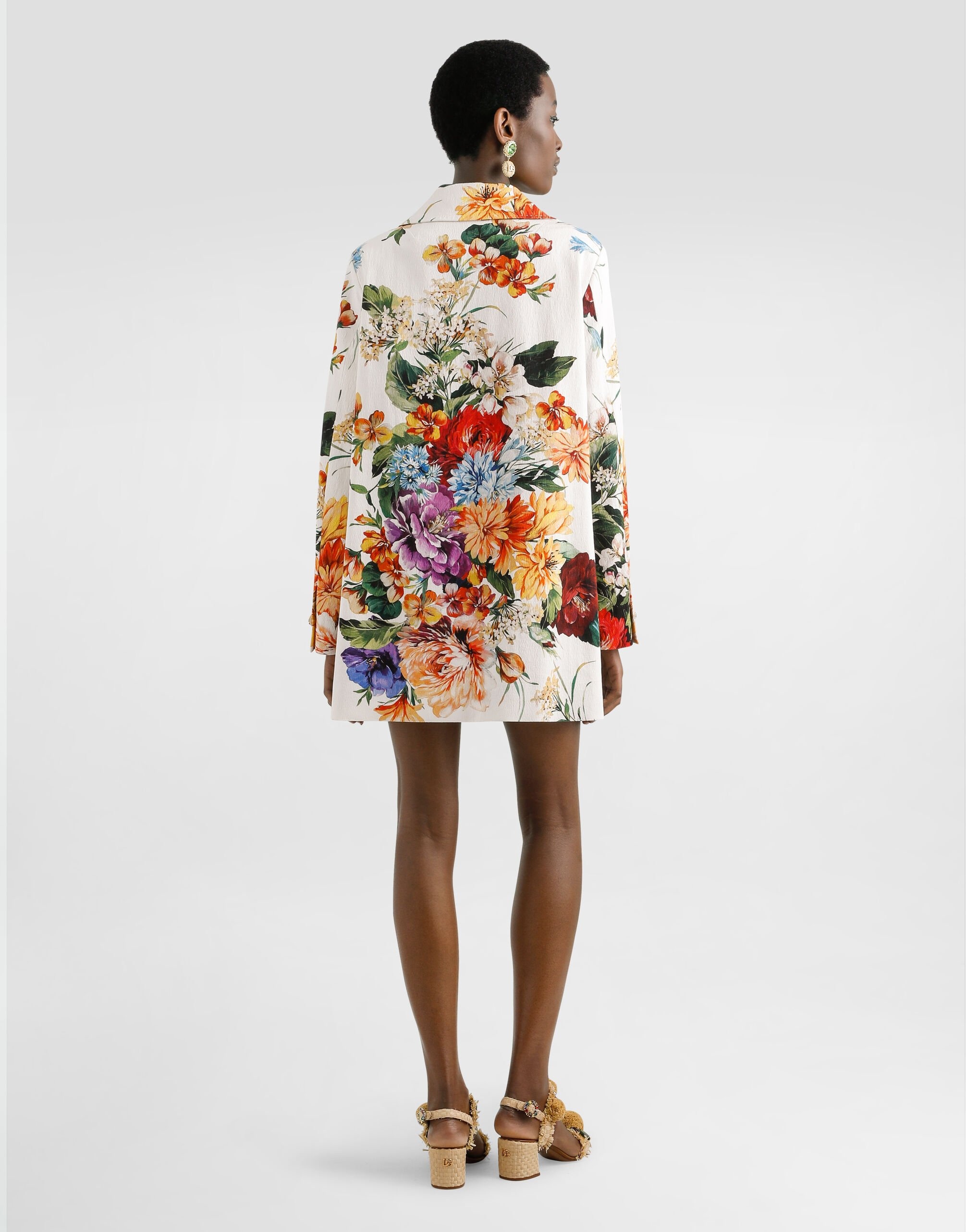 Bouquet flower print coat - 3