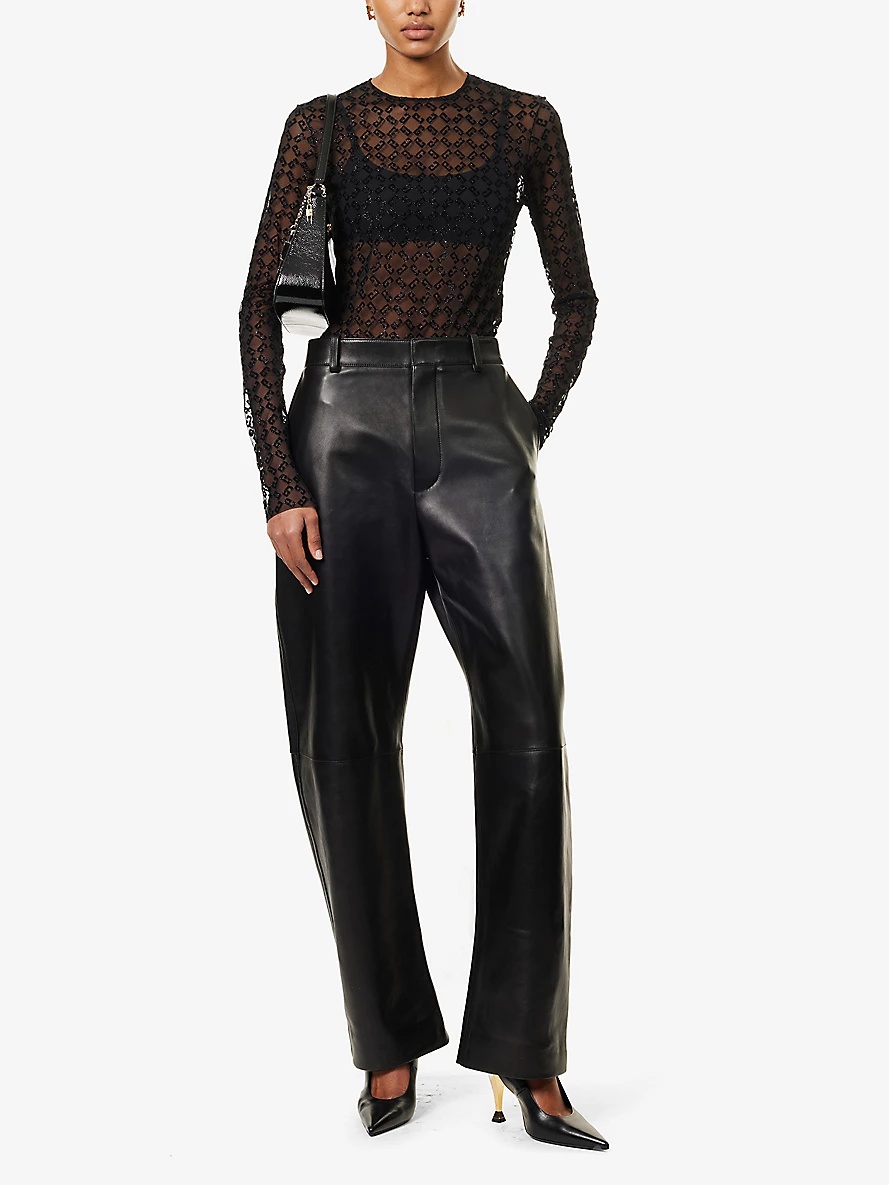 スリップ・インナー・キャミ GIVENCHY SHINY 72 MONOGRAM TULLE BODYSUIT Givenchy BODYSUIT IN SHINY MONOGRAM 72 TULLE | REVERSIBLE