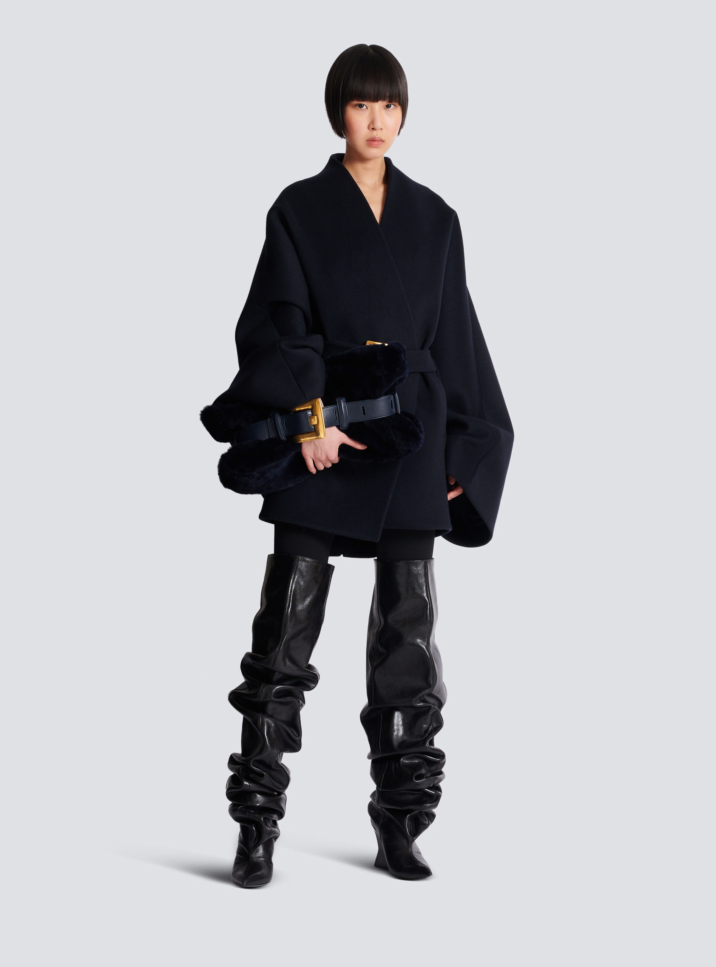 Medium Anthem bag in shearling - 2