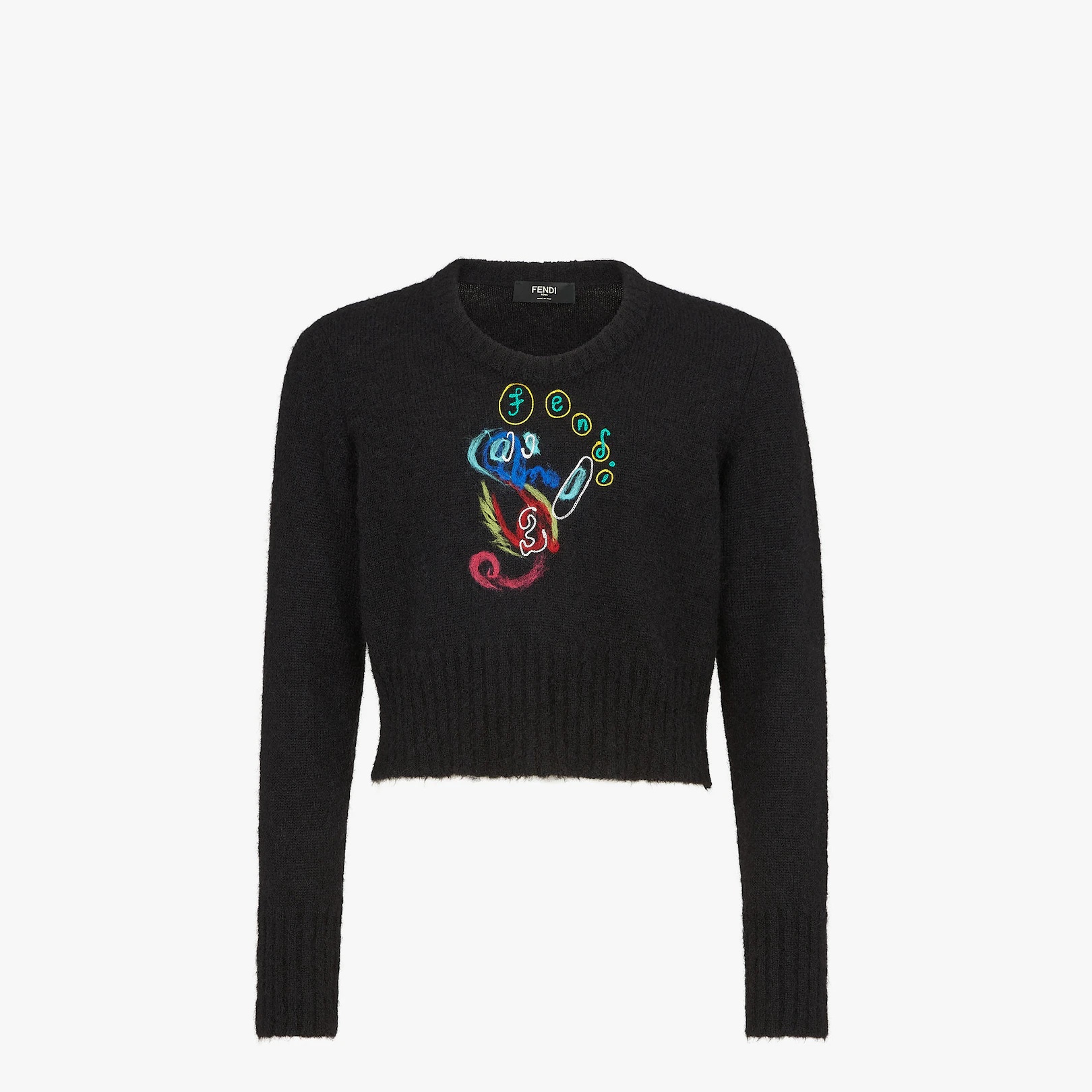 Black mohair jumper - 1