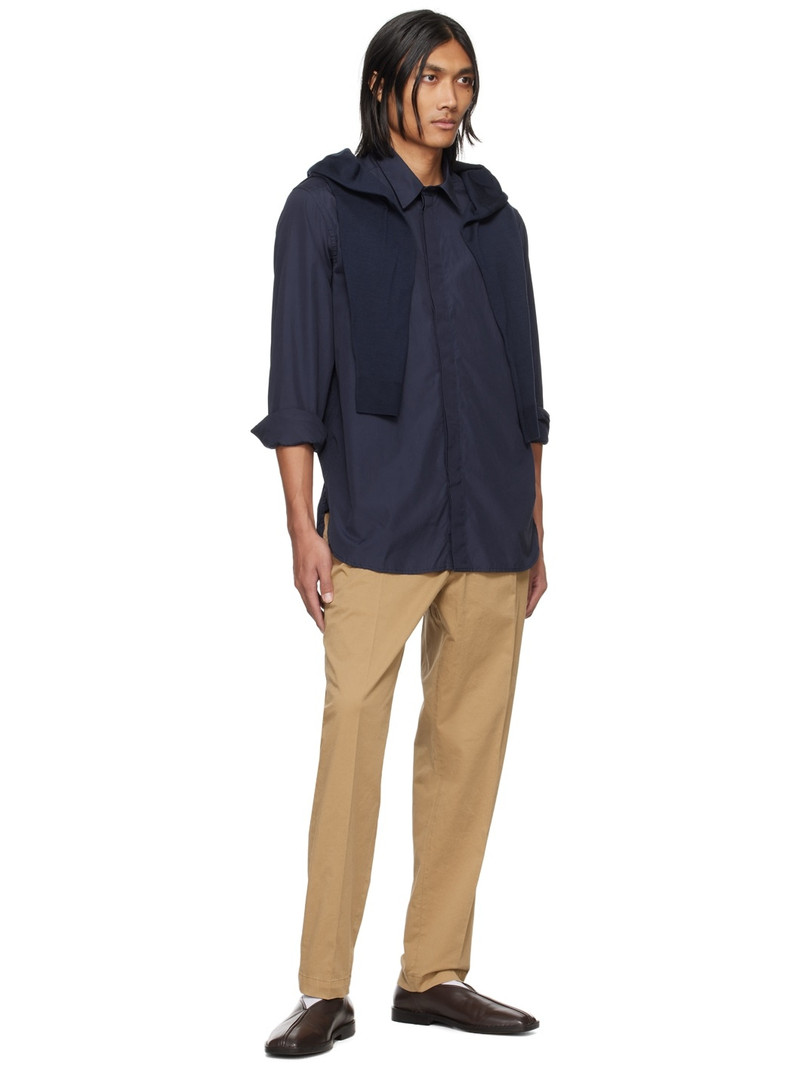 BARENA Navy Trosa Bagio Shirt outlook