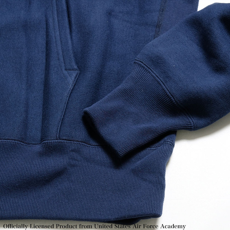 REVERSE WEAVE HALF ZIP HOODED SWEATSHIRT - USAFA - C3-A119 8