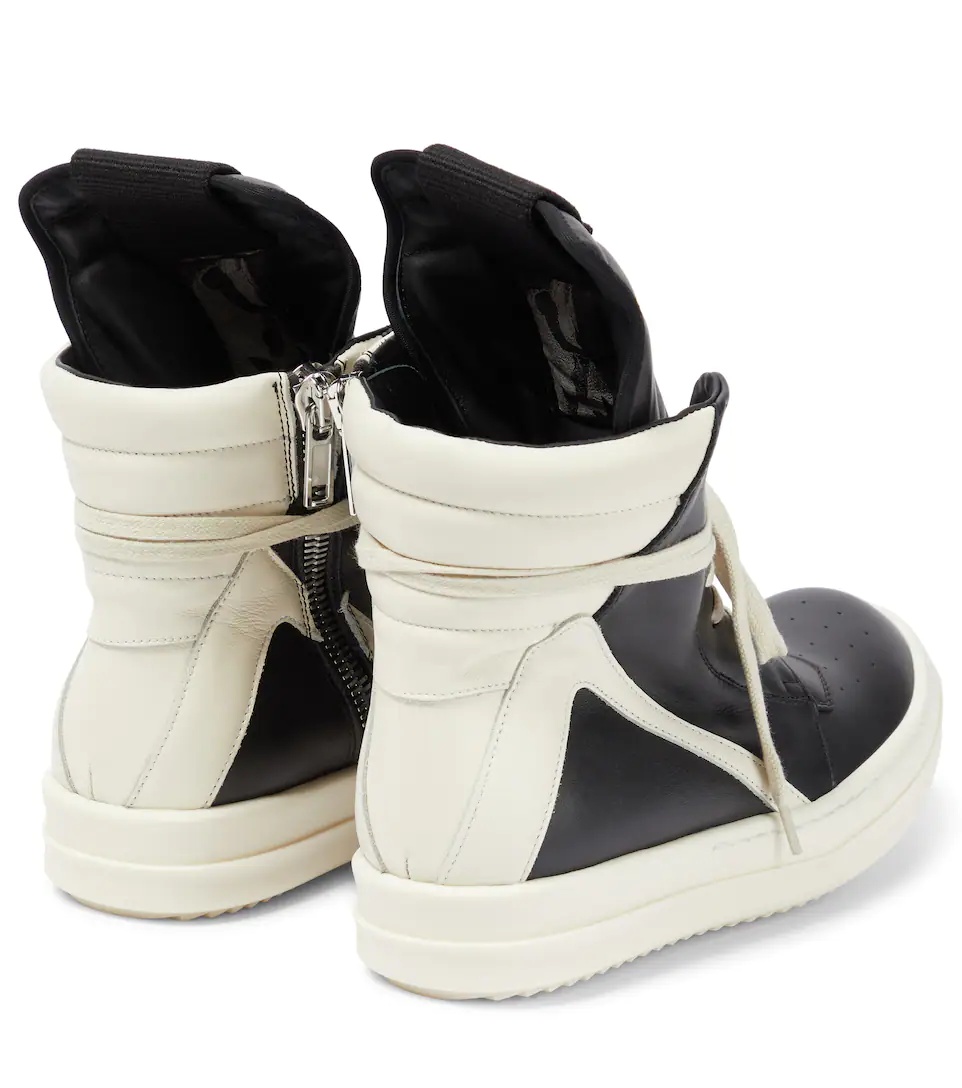 Geobasket leather high-top sneakers - 3