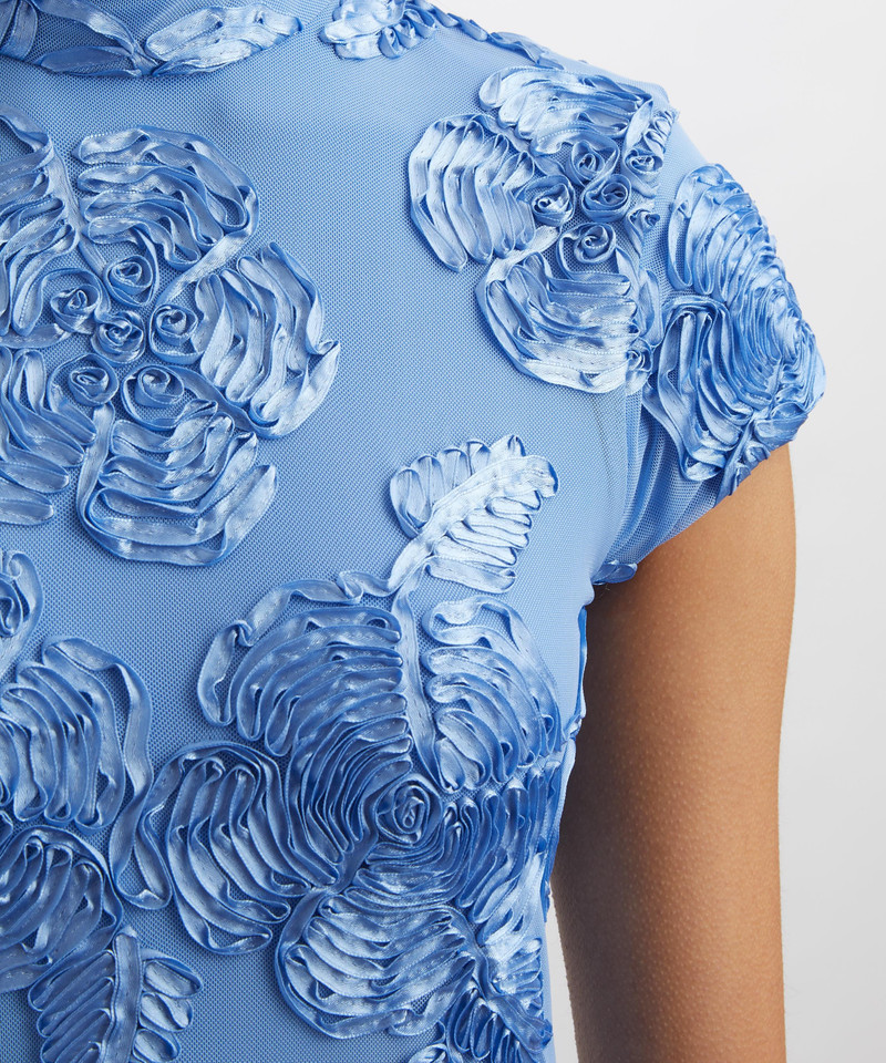 Floral-Embroidered Maxi Dress 5