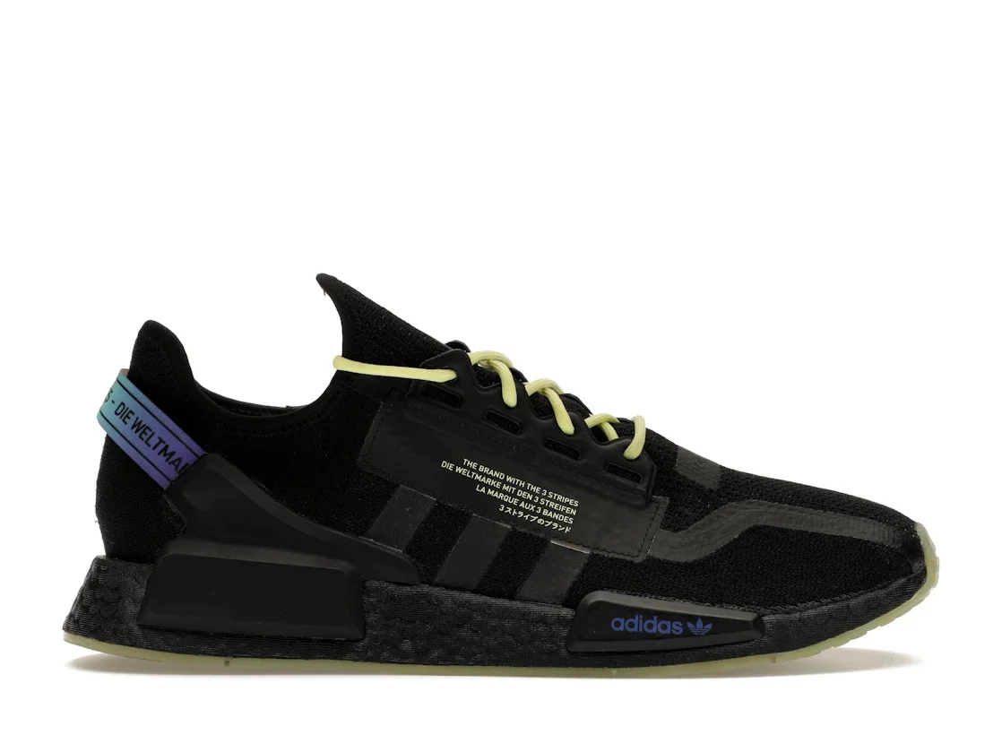 adidas adidas NMD R1 V2 Script Pulse Yellow - GY8282 | REVERSIBLE adidas adidas NMD R1 V2 Script Pulse Yellow - GY8282 | REVERSIBLE