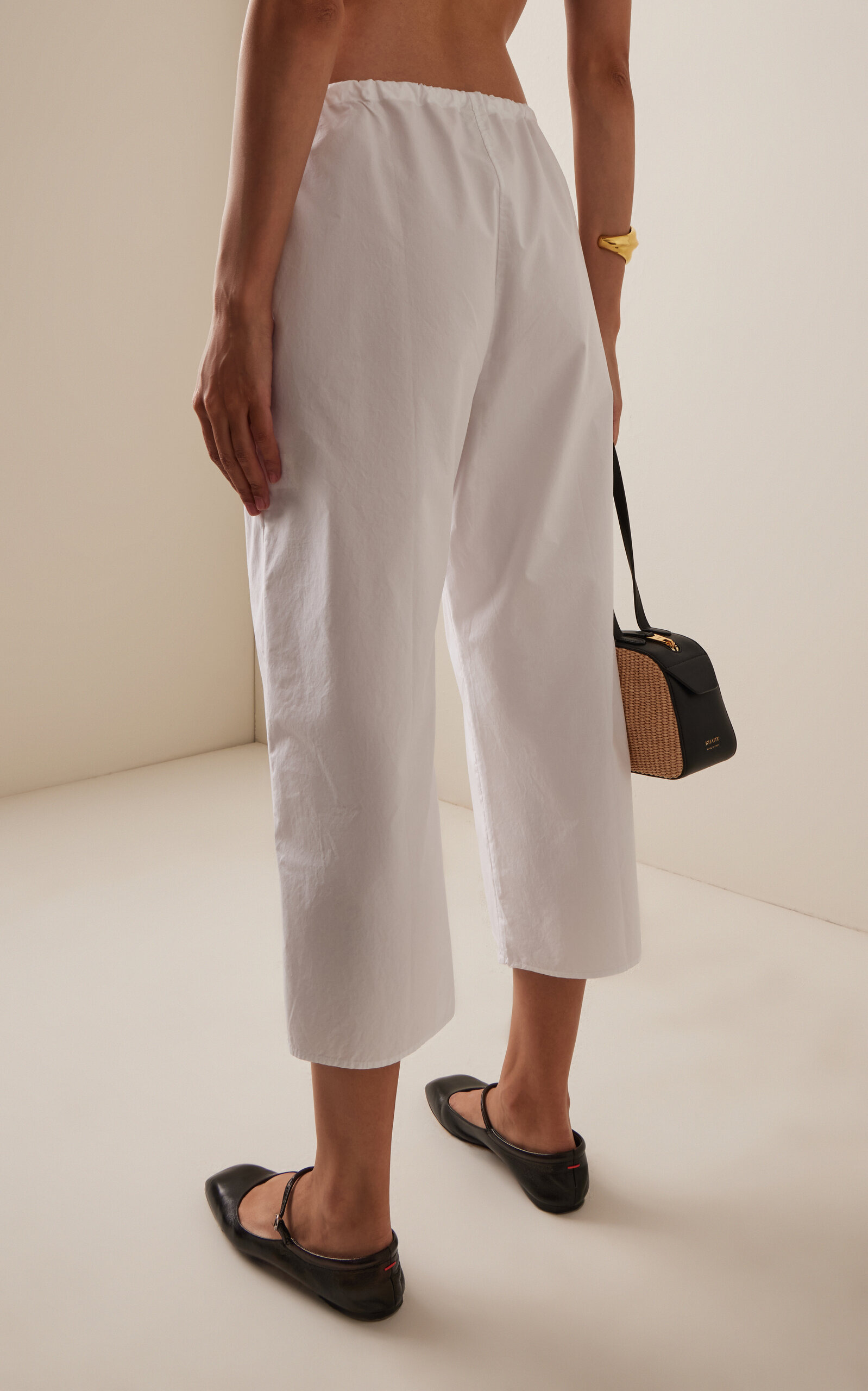 Josephine Cotton Trousers white - 4