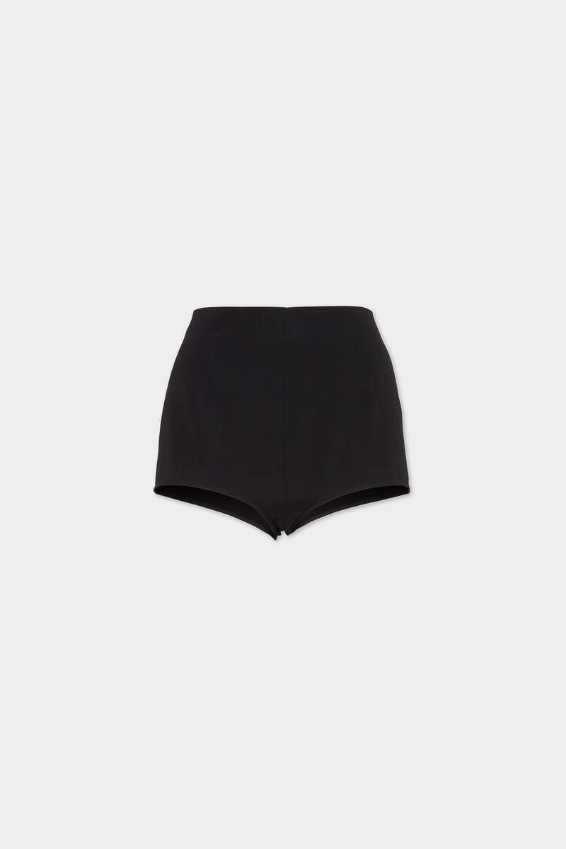 STRETCH WORSTED WOOL HOT PANT - 1