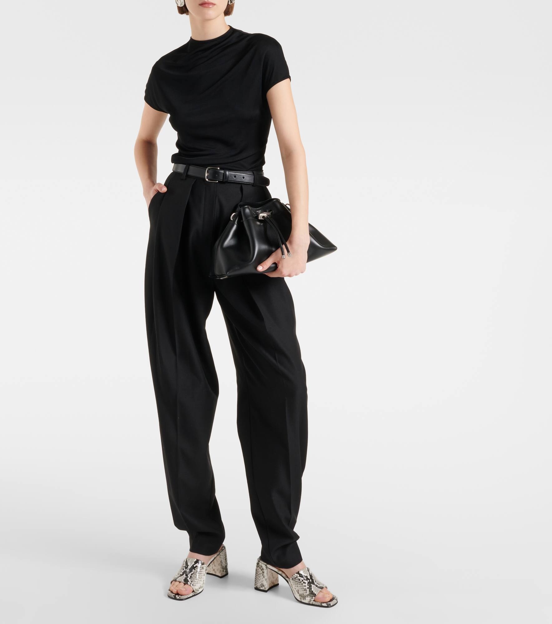 Bon Bon leather bucket bag - 6