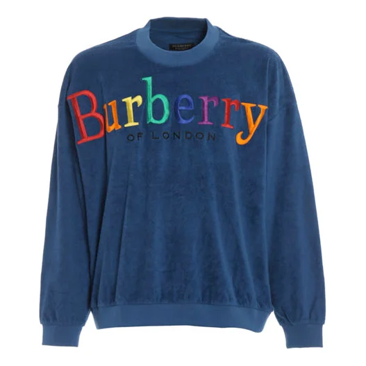 Burberry 테리보 스웨터 '블루' 4549332 - 1