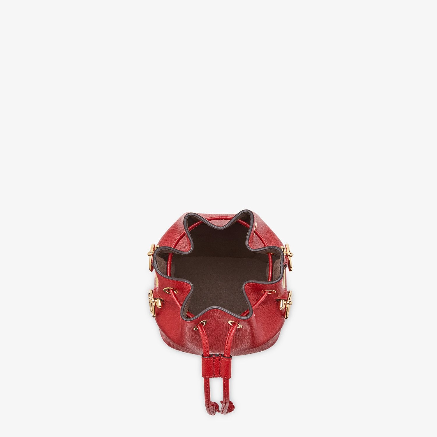 Red leather mini bag - 4