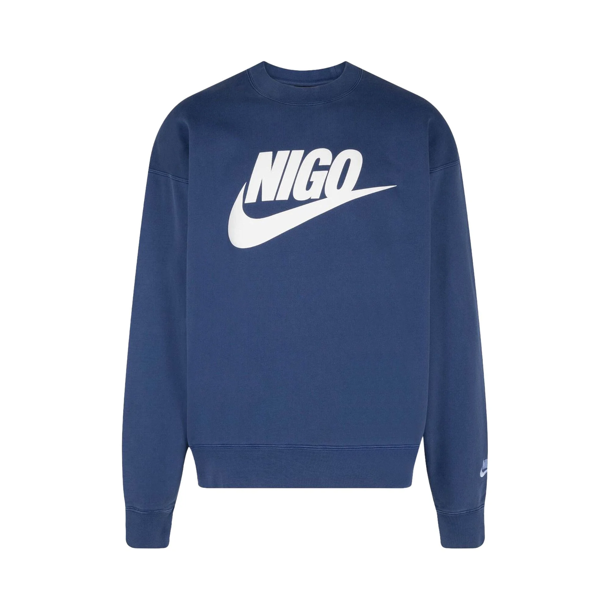 Nike x Nigo NRG Fleece Crew Sweatshirt 'Navy' - 1