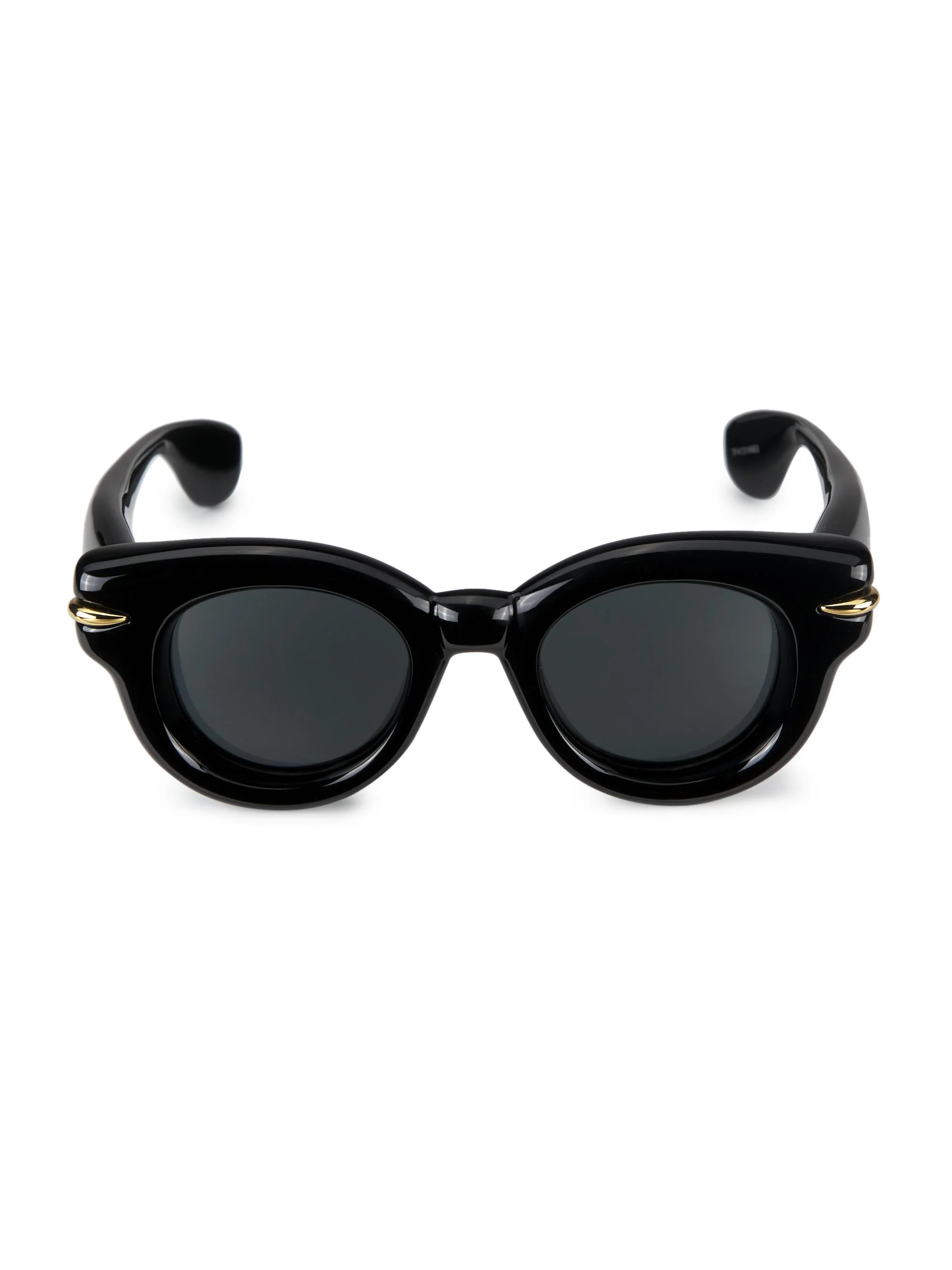 Men's Inflated Pantos 46MM Sunglasses - Black Smoke - 1
