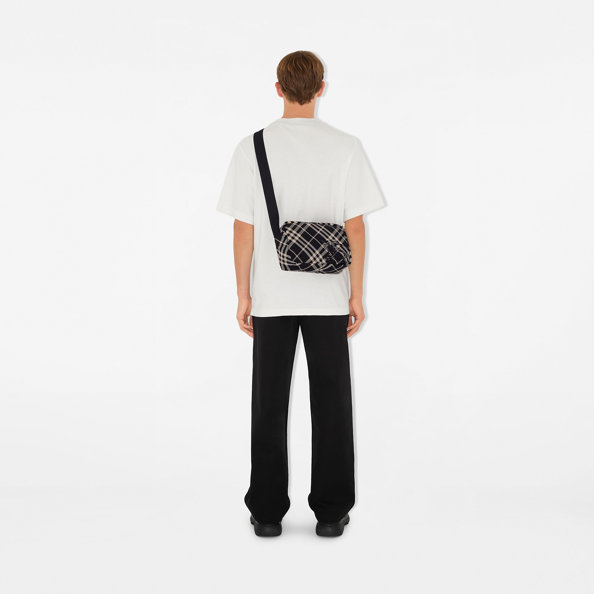Check Crossbody Bag - 2