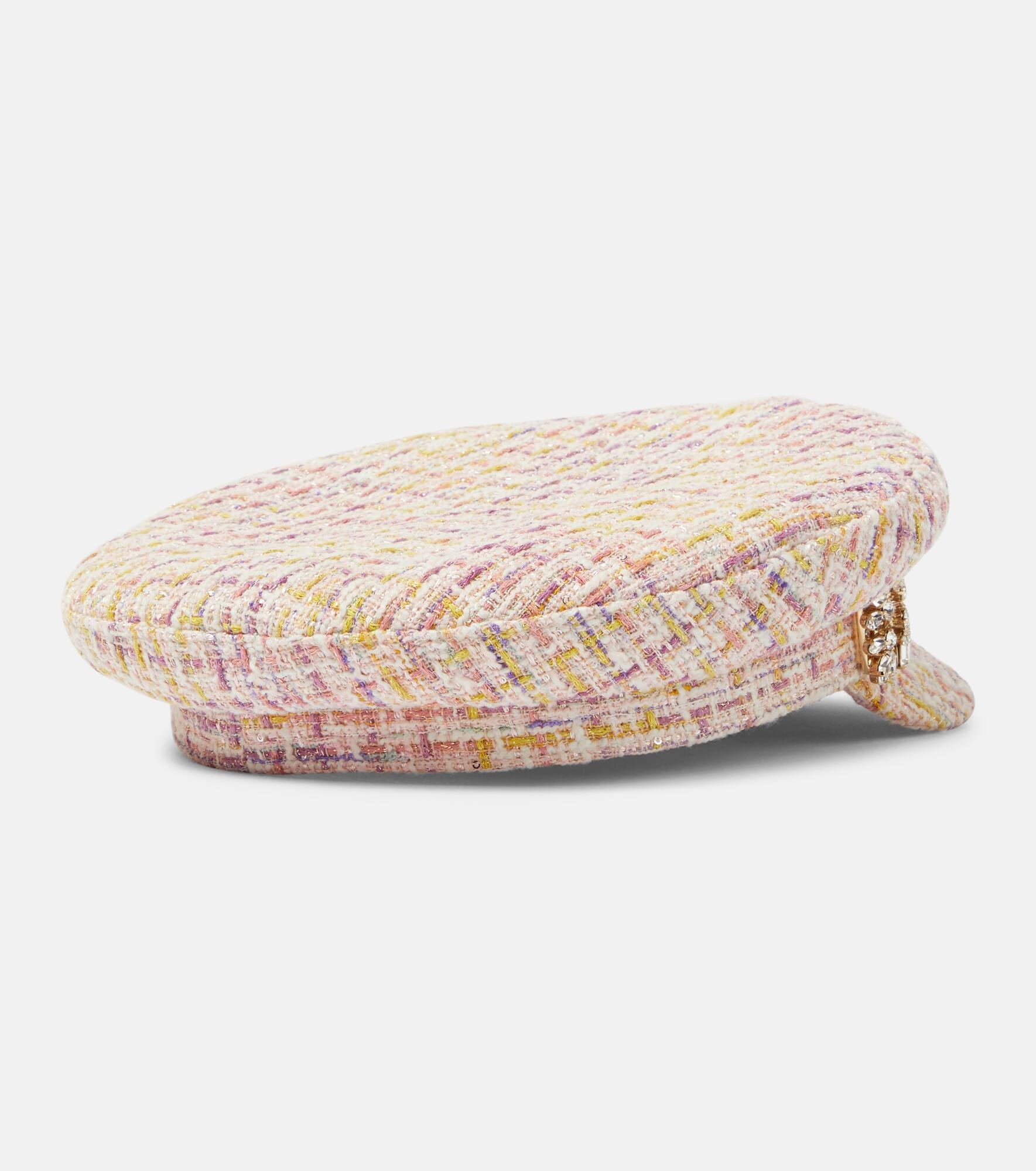 Bouclé newsboy cap - 4