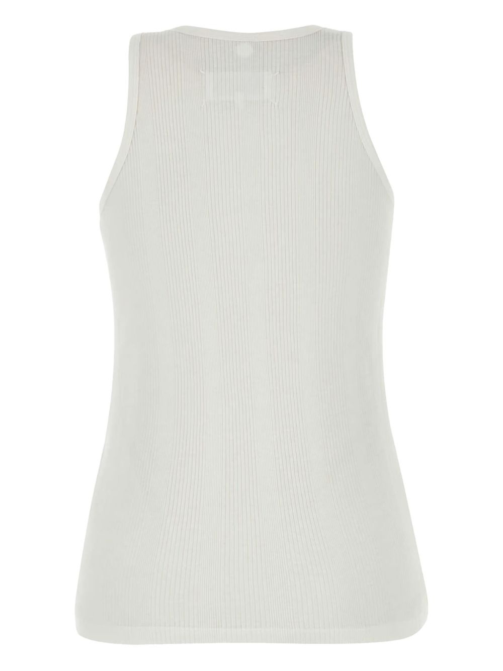 ribbed-knit top - 2