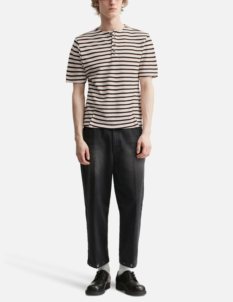 ADER error HENLEY NECK T-SHIRT PRODUCT. 23 outlook